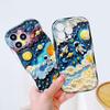 Cute Cartoon Pattern Cream Texture Casing Wavy Edge Soft Silicone Cover Phone Case for Samsung