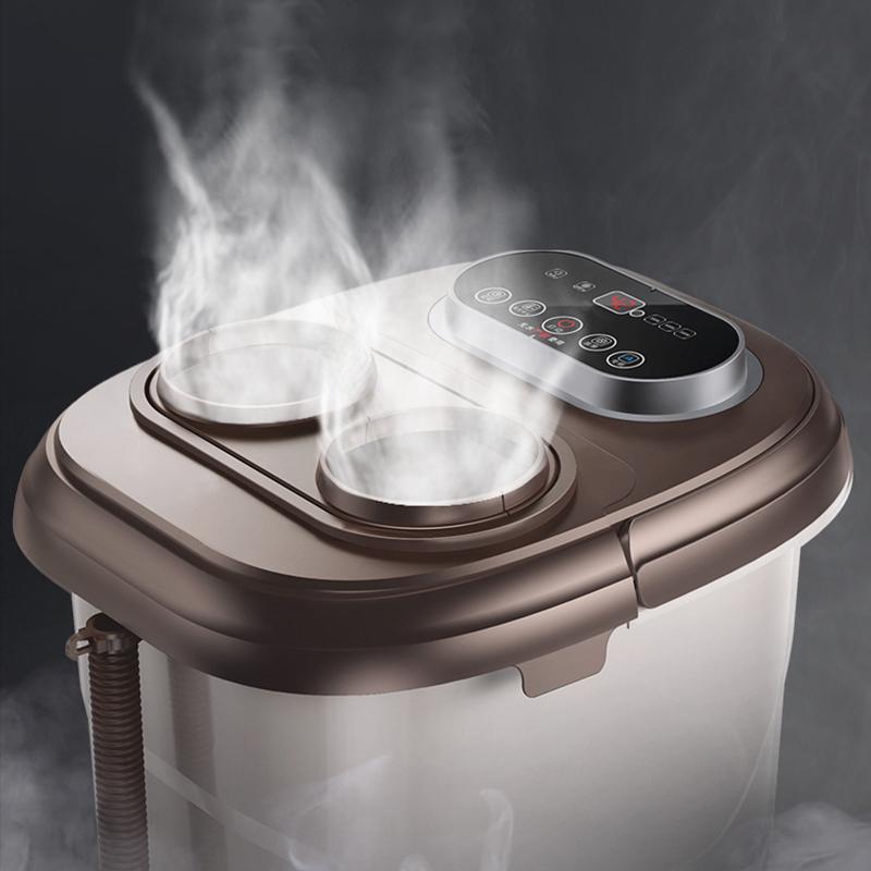 Electric Foot Spa Bath Massager 2 In 1 Foot and Calf Massage Foot Bath Heated Remote Controller Foot Massager 220V