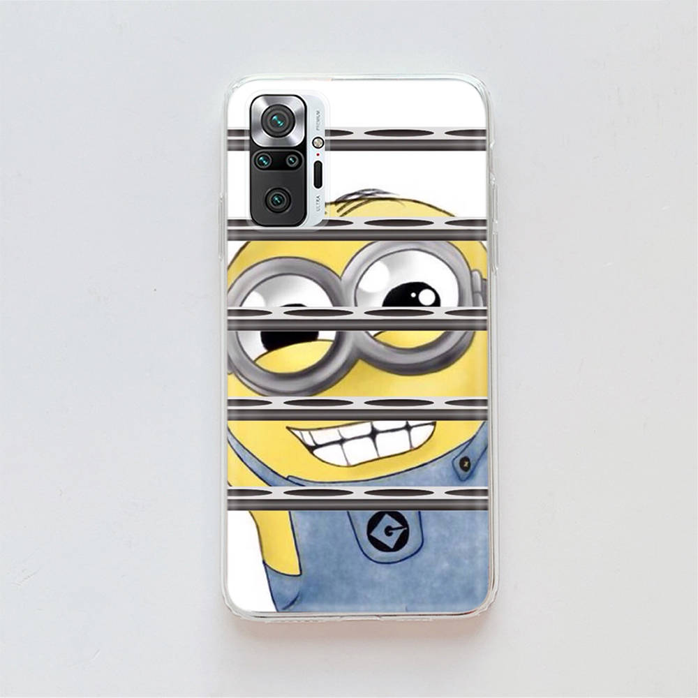 Прозрачный чехол для Samsung A04 A14 A23 A34 A54 M23 M33 M52 M53 Realme Narzo 50 50I 50a Prime C35 C55 C30S 10 9 Pro M-78 милые миньоны