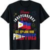3D Printed Philippine Independence Jeepney T Shirt For Men Patriotic Pattern T-Shirts Summer Fashion Round Neck Short Sleeve Tee