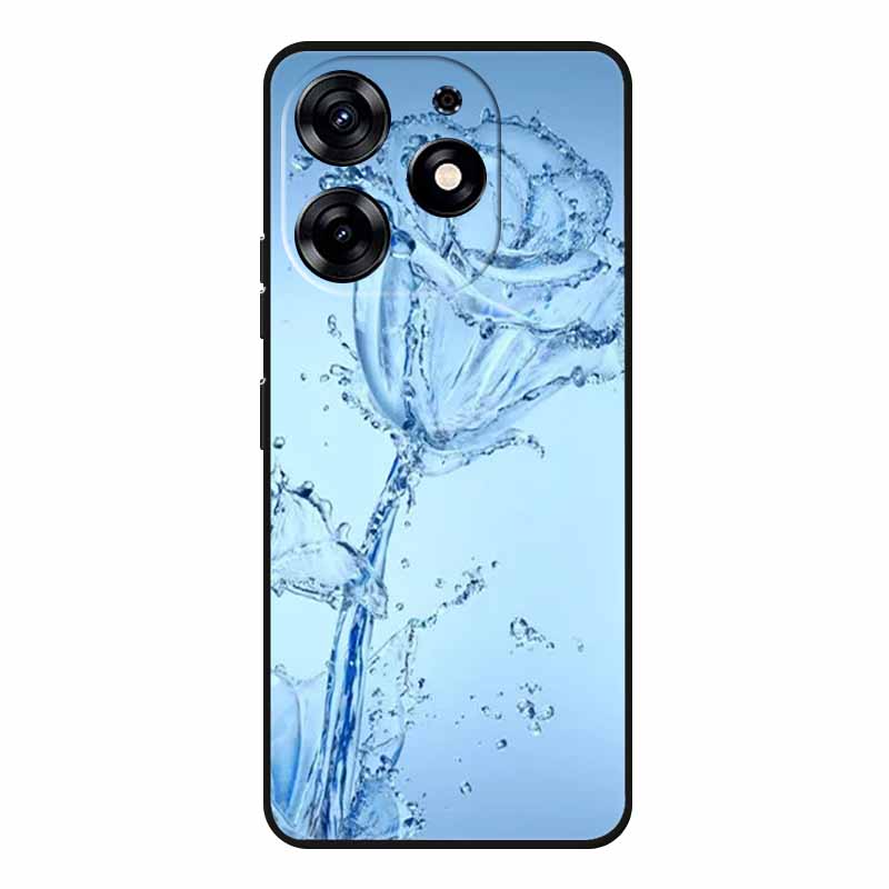 Милые Животные Мягкий Силиконовый TPU Чехол для Телефона Tecno Spark 20 Pro - Легкий и Ударопоглощающий Защитный Задний Чехол
