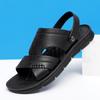 Men's Sandals Genuine Leather Summer Slippers New Trend Top Layer Cowhide Men's Casual Non Slip Beach Shoes Platform Sandals Men