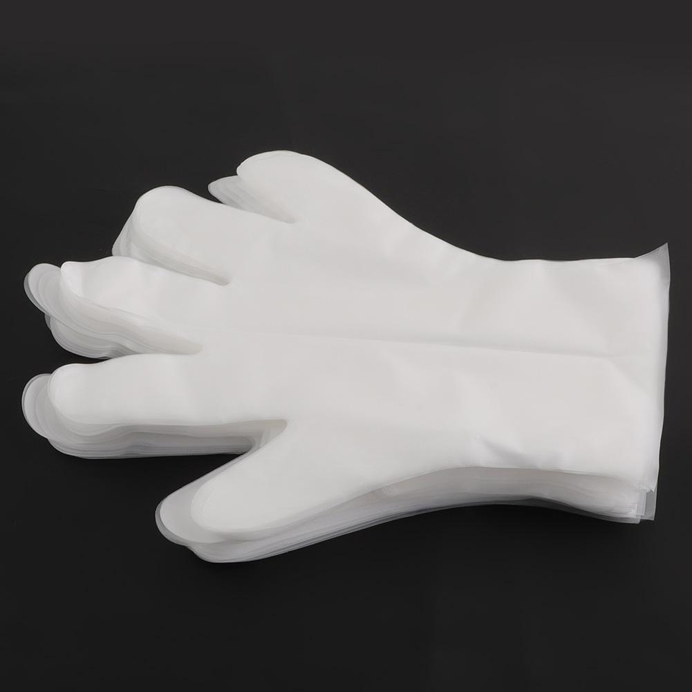 100PCS Food Grade CPE Disposable Gloves Cooking Cleaning Home Hotel Restaurant