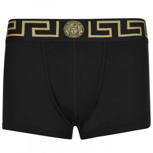 Versace Mens Iconic Cotton Blend Boxer Shorts