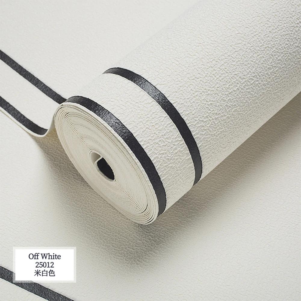 Nordic Imitation Deer Skin Velvet Double Stripe Wallpapers Bedroom Living Room Non Woven Fabric Home Decoration Wallpaper