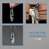 Durable Bottle Opener Titanium Zinc Zinc Alloy Small Tools Mini Keychain Pendant  Outdoor Multitool