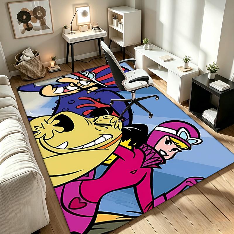 Wacky Races  A rug suitable for office chair areas living rooms and computer desks perfect for home offices and an ideal holiday gift