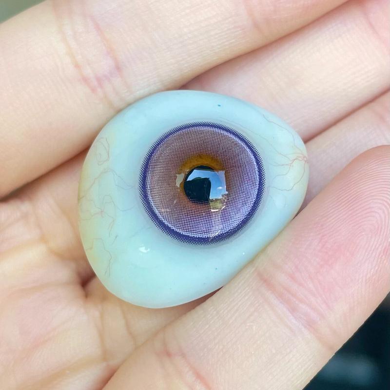 Цветные контактные линзы Mill Creek 14,2 мм с яркими оттенками Стиль Натуральные Ежедневные контакты для использования в течение 12 месяцев Коричневый Синий Фиолетовый WT:40%