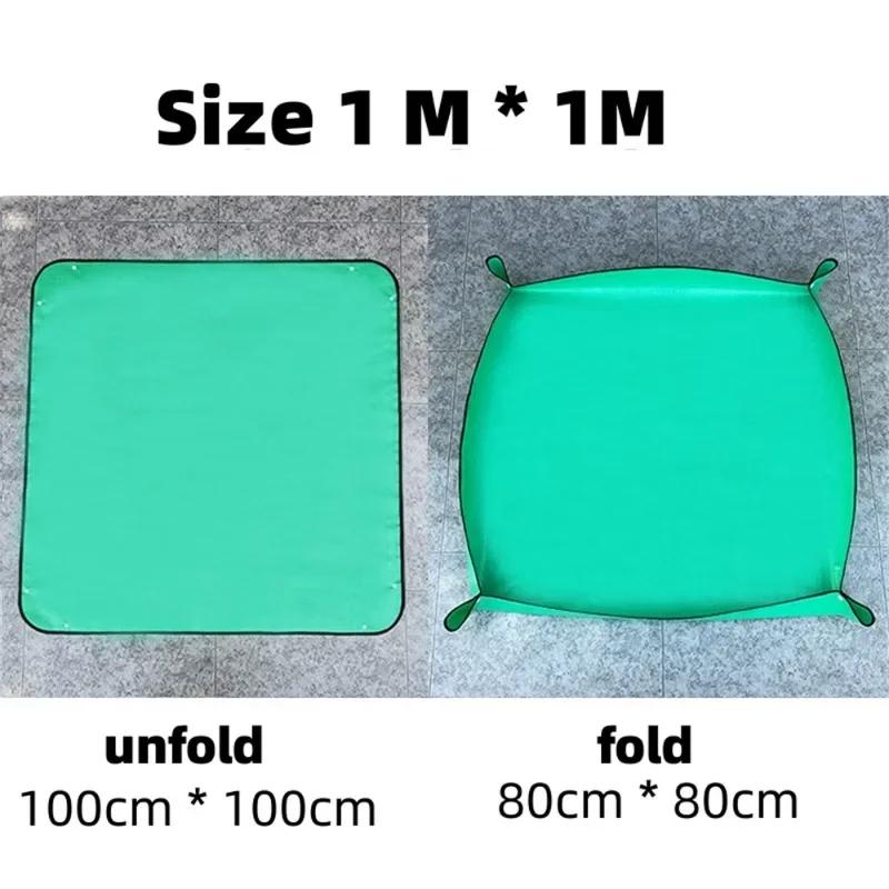 Waterproof Foldable Planting Mat Garden Mat Garden Potting Pad for Flowerpot Transplanting Mixing Soil Plant Pruning Garden Tool