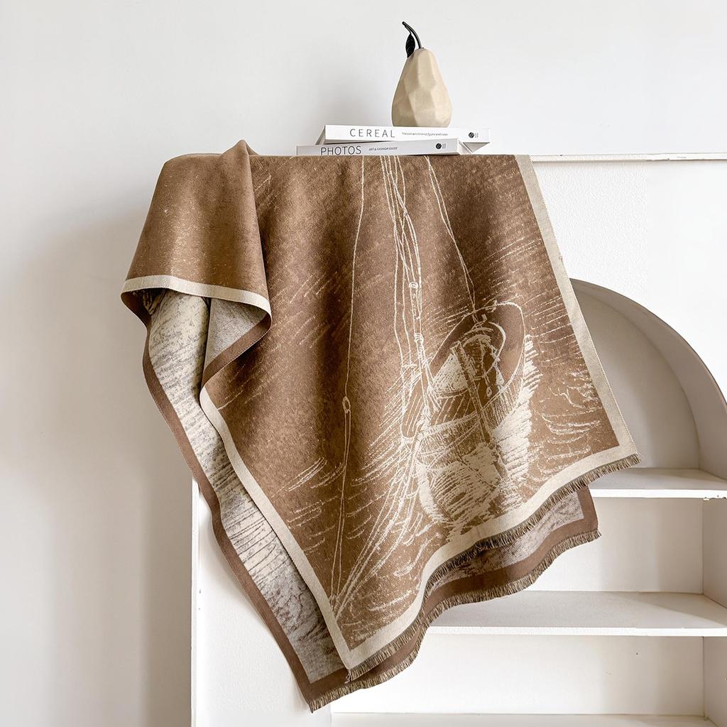 New Luxury Brand Cashmere Women Print Scarf Winter Warm Shawl and Wrap Bandana Pashmina Female Foulard Blanket Poncho Scarves