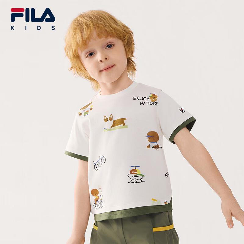 Fila Летняя футболка с коротким рукавом для мальчиков
