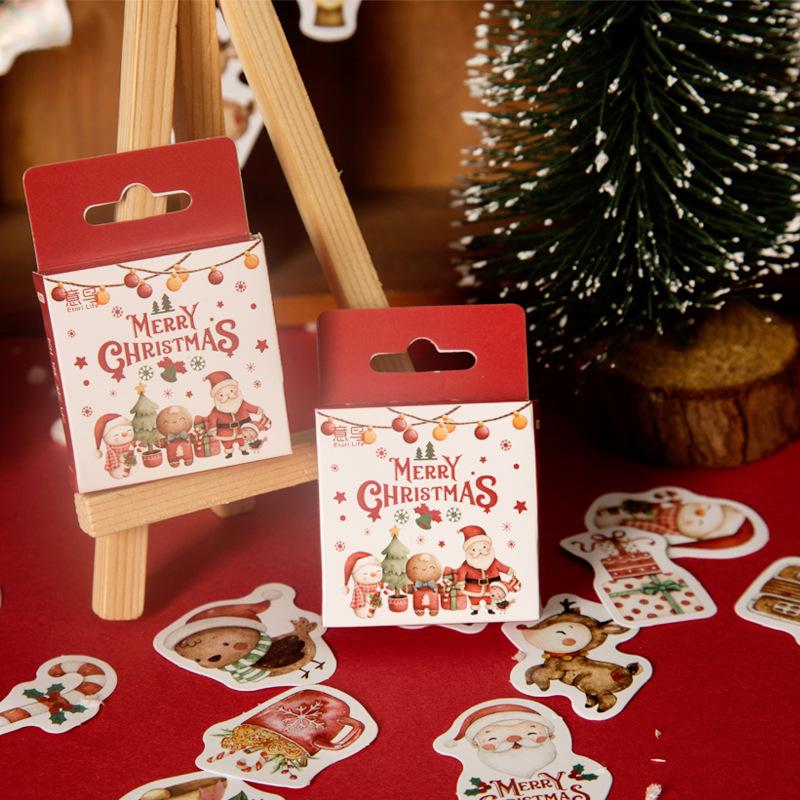 Christmas Happy Valley Decoration Stickers Scrapbooking Stickers For Journal Planner Diy Crafts Scrapbooking Diary