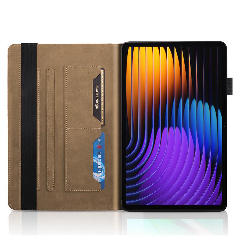 Чехол-книжка для планшета Funda For Xiaomi Pad 7 Case 11,2 дюйма с тиснением "Дерево", кошелек-подставка для Xiaomi Pad 7 Mi Pad 7, чехол для планшета Coque