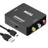 Goalfish HDMI RCA Преобразователь HDMI в RCA Преобразователь HDMI в AV Композитный преобразователь HDMI в RCA USB с возможностью аудиовыхода 1080P