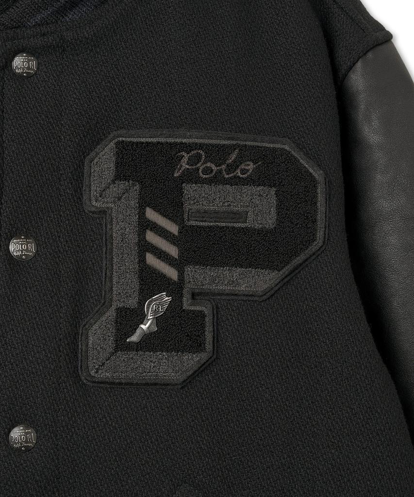 Polo Ralph Lauren Iconic Letterman Jacket - Black