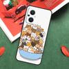 Милый Чехол-Котик для OPPO Reno 13F 14F 12F 11F 12 11 10 14 Pro 8T 8 Lite OPPO Find X9 X8 X6 X5 Pro