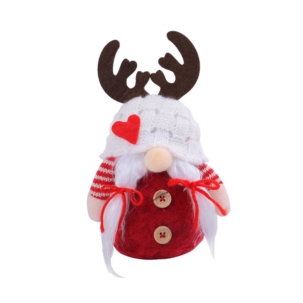 Christmas Gnome Knitted Yarn Doll, Cute Positive Energy Funny Doll Ornaments