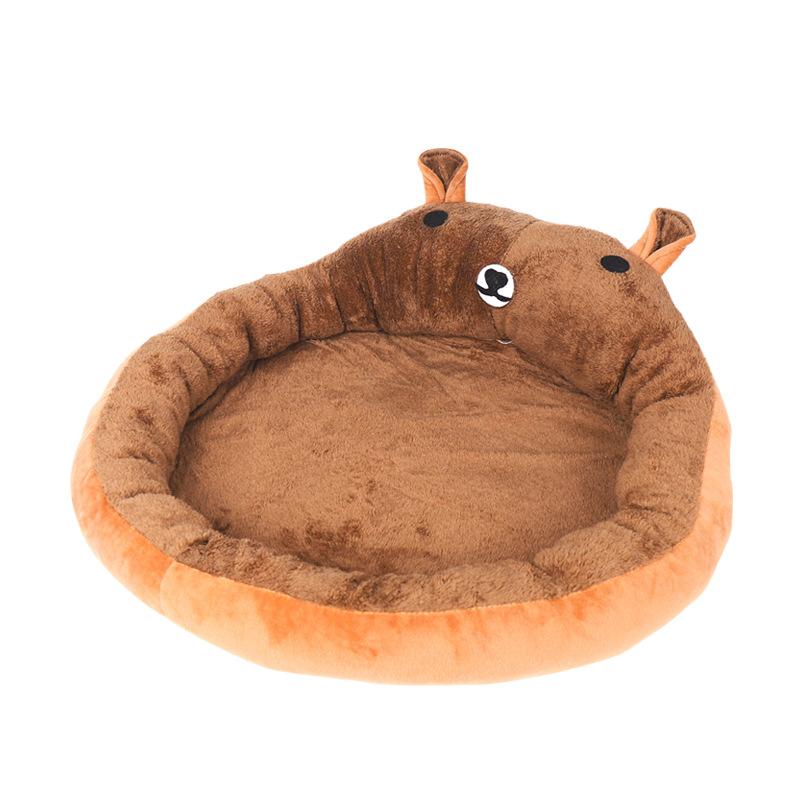 Гнездо для домашних животных Открытый коврик с рисунком Съемный и моющийся домик для кошек и собак, который можно использовать в любое время года