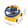 Steering Wheel Driver Fun Activity Gift Portable Kids Early Educational Toy Simulation Car