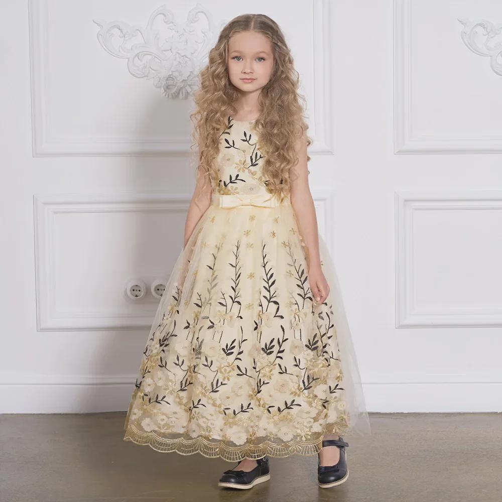 Платье-пачка для девочек на выступление и день рождения – Свадебный костюм для девочки-цветочницы