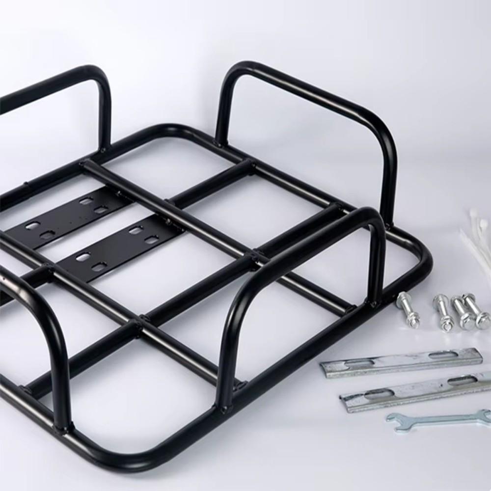 Rear Grille Loading Food Delivery Box Rack Black Freight Rack  For Motorcycle Electric Bicycle