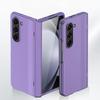 Высококачественный однотонный жесткий чехол для телефона из ПК для Samsung Galaxy Z Fold7 Fold6 Fold5 Fold4 3 Матовый противоударный защитный чехол для шарнира