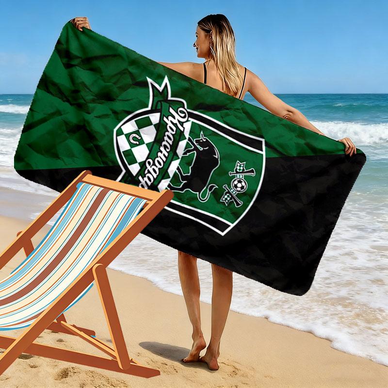 FC Krasnodar Spirit Print Beach Towel, Large Soft Quick Dry Towel for Beach Camping Swimming