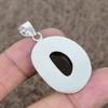 Дымчатый Топаз Камень Ручная Работа Серебро 925 Пробы Ювелирное Изделие Подвеска 1.77" KKG-752