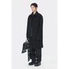 CuStomellow Men S Black caShmere Blended Balmacaan Coat Cwcaw25611bkx
