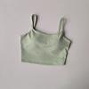 Sexy One-Piece Yoga Vest, Summer Beautiful Back European and American Style Fitness Top, Strap Bra, Shockproof Sports Underwear for Women
