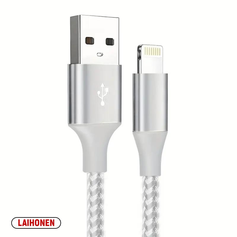 Кабель USB A - Lightning 1M 2M 3M, сертифицированный MFi, для 14 13 12 11 X XR Pro Max, кабель для быстрой зарядки, зарядное устройство, провод для передачи данных