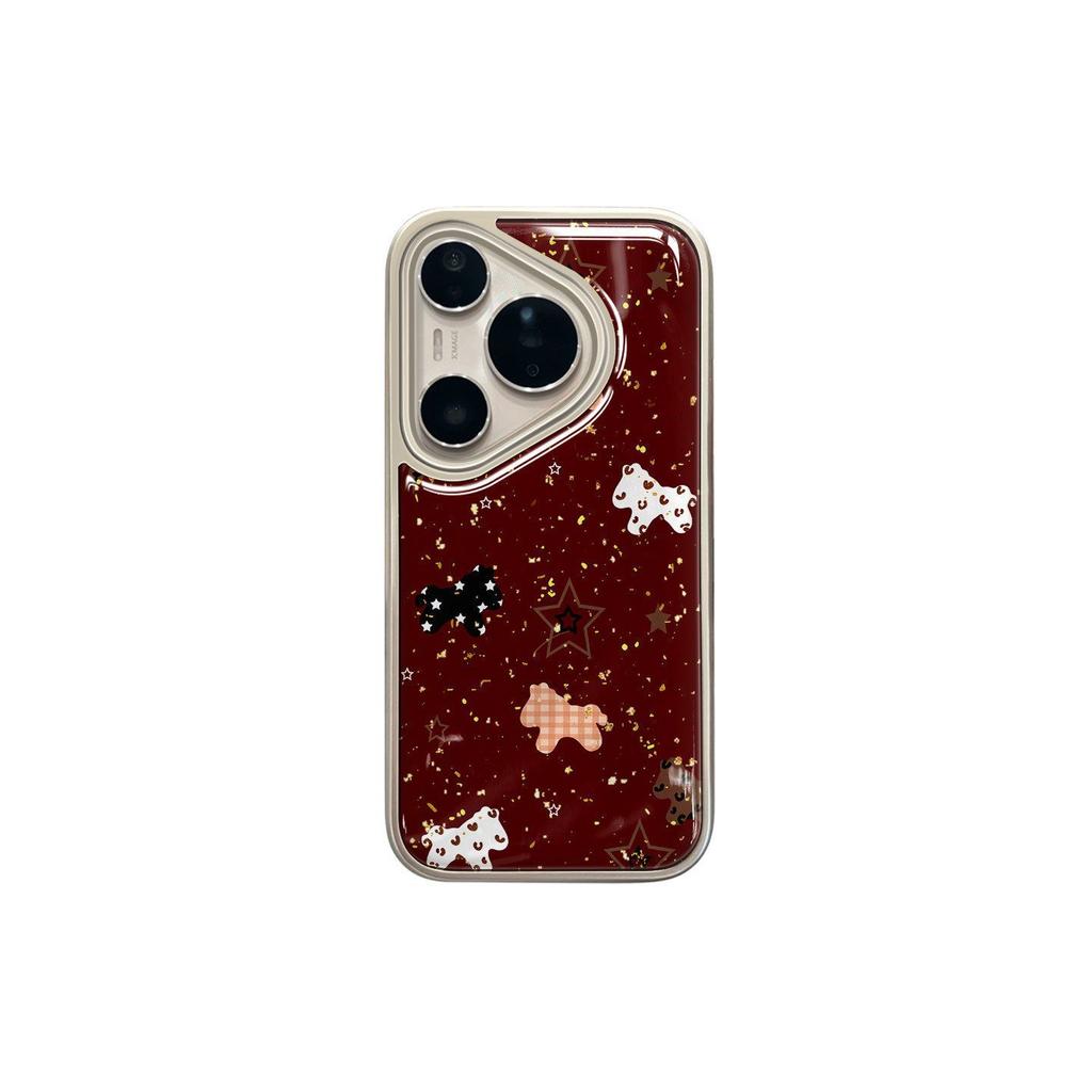 Подходит для чехла на телефон Huawei pura70pro + 2026 Новый год HUAWEI70ultra с ремешком 70 золотая фольга