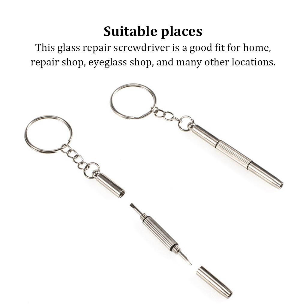 Мини-инструмент для ремонта очков, Солнцезащитные очки, Часы, Очки, Портативная отвертка, DIY, Ремесло, Обслуживание, Многофункциональный ручной инструмент
