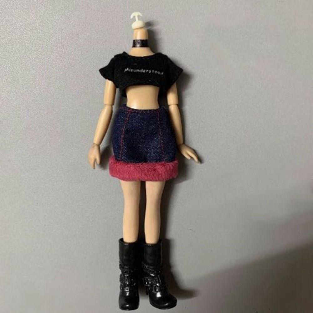 Casual Wears Doll Outfit Skirt Fashion T-shirt Pants Doll Dresses Clothes for 1/6 BJD 27~28cm Doll