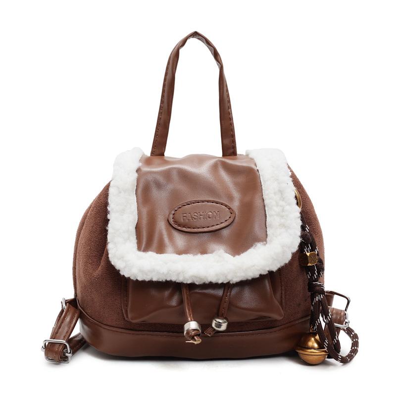 Niche Design Женский рюкзак Осень и зима Новый ретро модный маленький рюкзак Повседневный дорожный рюкзак для поездок на работу