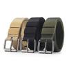 Canvas Belt Men'S Pin Buckle Imitation Nylon Knitted Student Green Unisex Belt Women