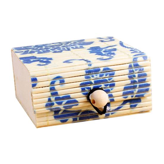 Бамбуковое деревянное ожерелье, серьги, футляр для хранения ювелирных изделий, коробка для хранения мелочей, держатель