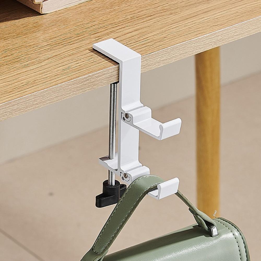 Portable Hanging Bag Hook Removable Table Hook Multi-functional Backpack Hanger  Desktop Use