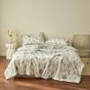 Vintage Plants Flowers Summer Quilt Skin-friendly Soft Air Conditioning Cooling Quilts Home Travel Multi-function Thin Blanket