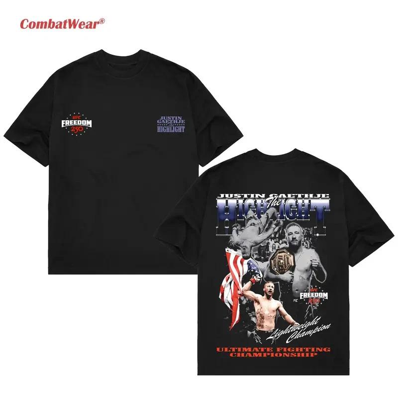 Боевая одежда UFC FIGHTERS Джастин Гейджи, Графическая футболка для бокса