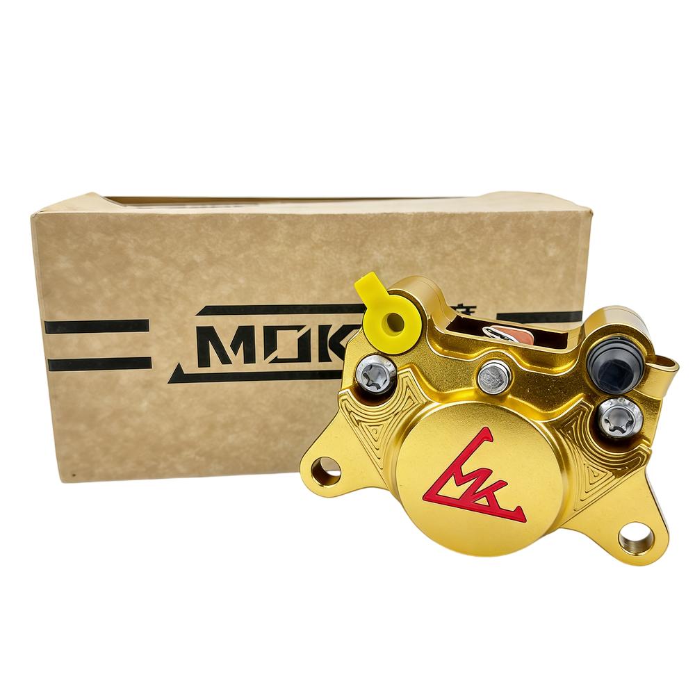 84mm Universal Motorcycle Brake Caliper CNC Aluminum 2-Piston High Performance Rear Small Crab Racing Brake Caliper Accessories
