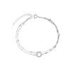 Mobius Double-layer Bracelet Women's Niche Light Luxury Temperament High-end Interlocking Round Bead Bracelet Women