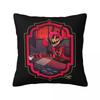 Hazbins Hotels Alastor Anime Pillowcase Printed Polyester Cushion Cover Decorative Pillow Case Cover Home Square 40x40cm 16x16In