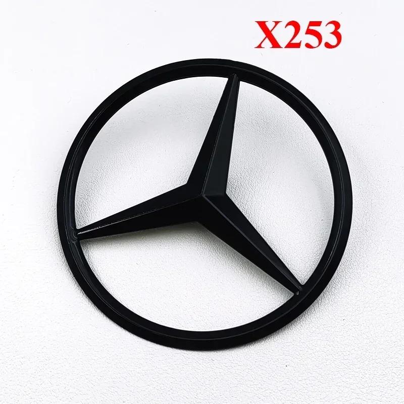AFDO2 3D ABS Black GLC63S Logo Letters V8 BITURBO 4MATIC Badge Car Rear Star Sticker Trunk AMG Emblem For Mercedes Benz GLC AMG X253