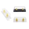 Automotive Fuse Holder Bolt on Power Circuit Protection Replace Car Fuse Block Splashproof Easy Installation High Performance