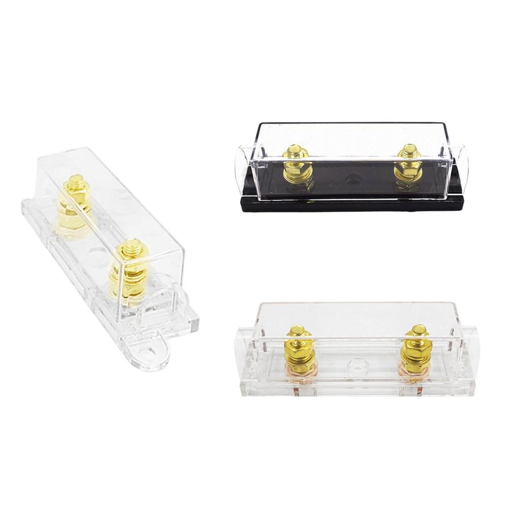 Automotive Fuse Holder Bolt on Power Circuit Protection Replace Car Fuse Block Splashproof Easy Installation High Performance