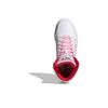 adidas Кеды Neo Hoops 2.0 Mid Fashion Нескользящие Прочные Высокие Кроссовки Женские Кроссовки Белые Розовые FW8031