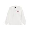 Vans Printed Letter Crew Neck Loose Long Sleeve T-Shirt Unisex Tops Off-White VN000GP8FS8