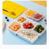 Disposable 6-Compartment Meal Prep Containers