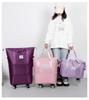 Expandable Wet/Dry Separation Luggage Bag with Universal Wheels - Large Capacity & Splash-Proof for Business Trips & Fitness Travel